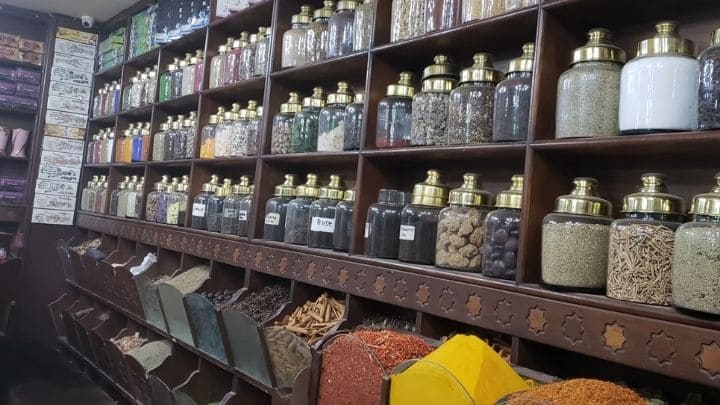 エジプトで訪れたスパイス、お香、香辛料店