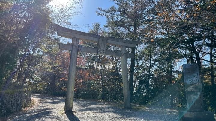 玉置神社大鳥居入り口